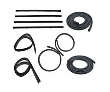 For Dodge Dw Pickup Truck Door Window Run Channel Weatherstrip Seal Rubber Kit
