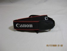 Genuine Canon Digital EOS Wide Black/Red Neck/Shoulder Camera Strap