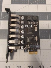 SIIG USB 3.0 7-Port External PCIe Host Adapter - Supports UASP LB-US0514-S1