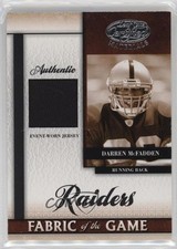 2008 Leaf Certified Materials Rookie Fabric of the Game /250 Darren McFadden he0