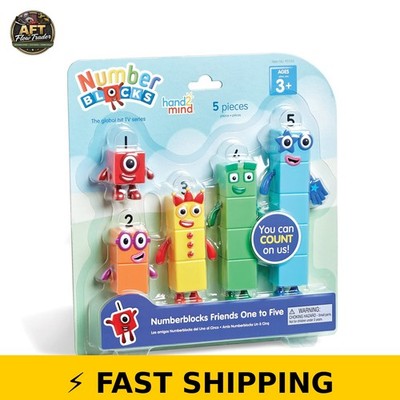 hand2mind Numberblocks Friends One to Five Action Figure Set