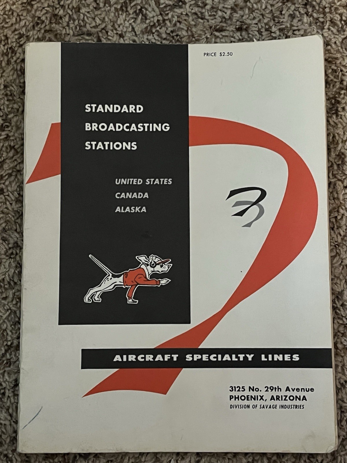 Vintage Standard broadcasting stations Aircraft Specialty Lines Booklet 40 Pages
