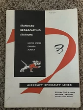 Vintage Standard broadcasting stations Aircraft Specialty Lines Booklet 40 Pages
