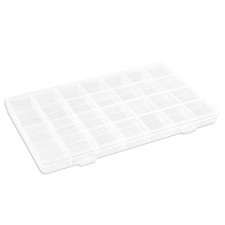 28 Grids Plastic Organizer Box with Dividers for Crafting, Storage Container ...