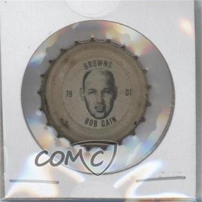 1964 Coca-Cola Bottle Caps Cleveland Browns Bob Gain #79 0f8