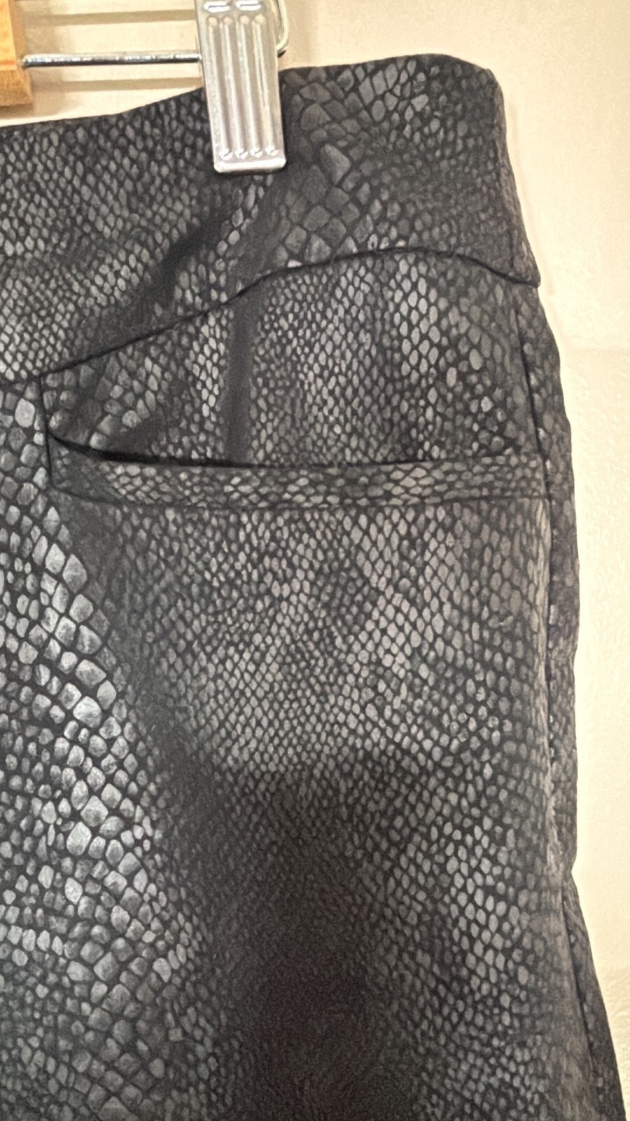 Chico's Womens Pants Python Snake Print Stretch T… - image 3