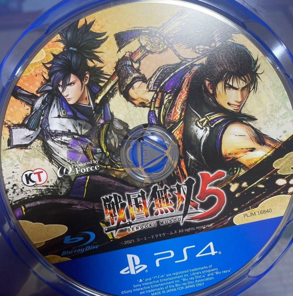 Samurai Warriors 5 PS4 SENGOKU MUSOU Japanese JP Ver Used Tested Disc Only