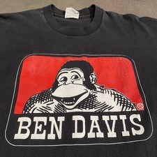 Vintage 90s Ben Davis Black Gorilla Logo T Shirt XL Workwear 2000s