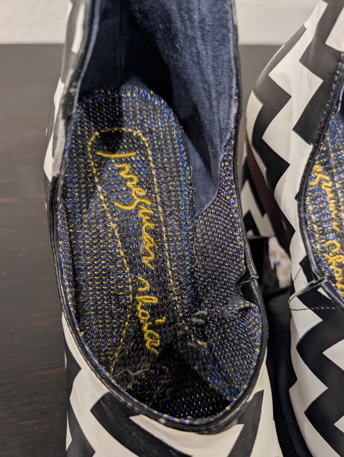 IRREGULAR CHOICE BOTOXIC CHEVRON Zig Zag WOMENS H… - image 12