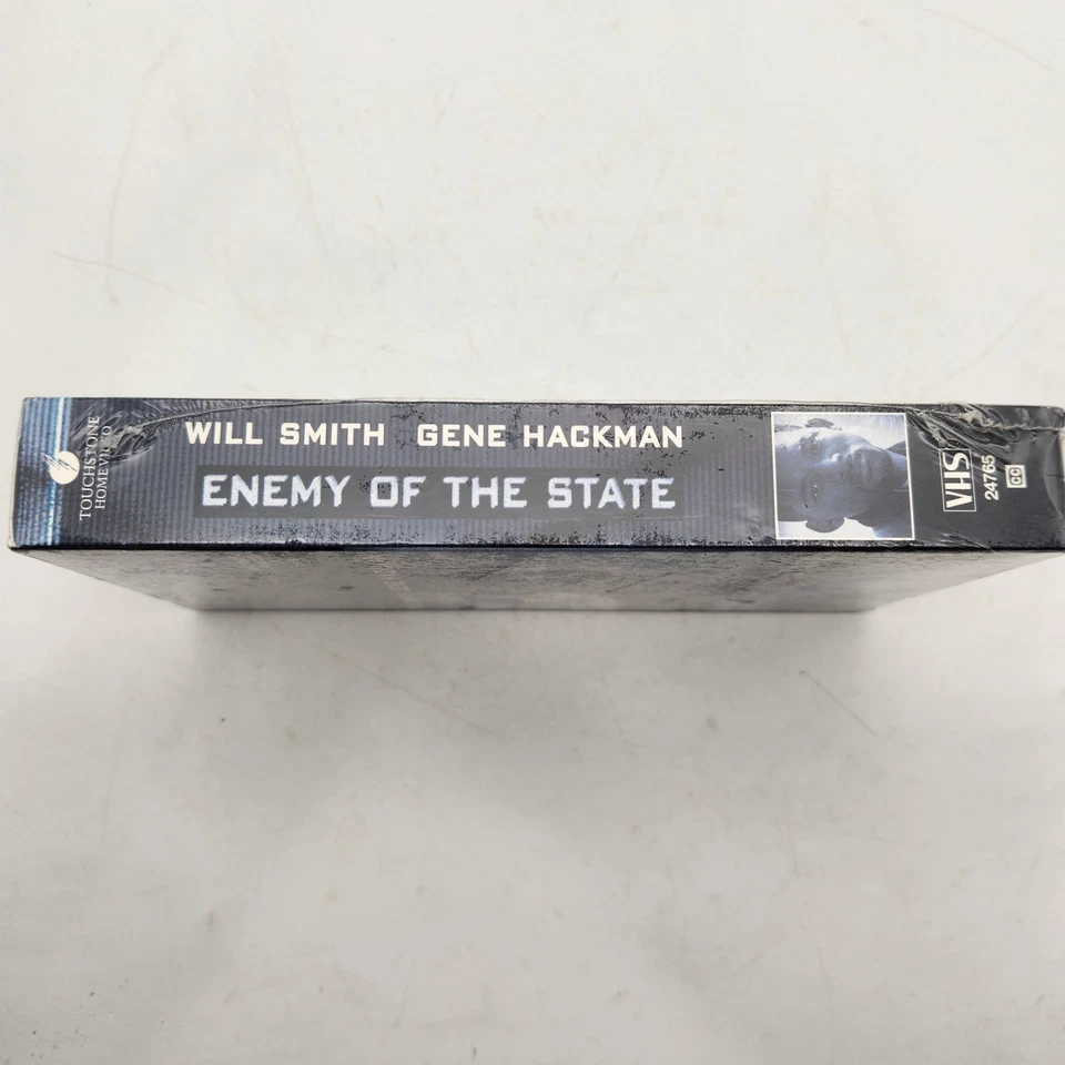 Enemy of the State Sealed VHS 1999 Will Smith Gene Hackman Rated R Thriller USA - Image 2 of 4