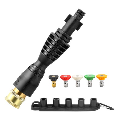 #ad Pressure Washer Adapter with 5 Spray Nozzles and 1 Tips Holder Power Washer... $29.61