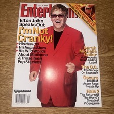 Entertainment Weekly Elton John Sarah Michelle Gellar 5 November 2004 BRAND NEW