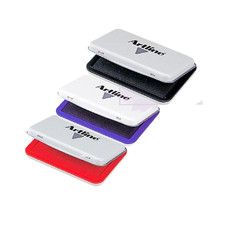 Artline Refillable Stamp Pad No.1 with Permanent Ink Non-Toxic Black Blue Red