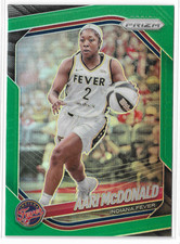 2025 Panini Prizm WNBA Green #10 Aari McDonald Indiana Fever Arizona