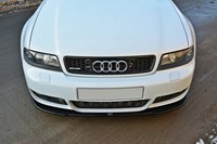 Maxton Design Frontlippe Passend FüR Audi RS4 B5 Schwarz Hochglanz