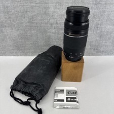 Canon EF 75-300mm f/4-5.6 III USM Ultrasonic Telephoto Lens for- Canon EOS DSLR