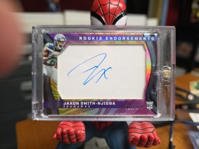 Jaxon Smith-Njigba 2023 Illusions Rookie Endorsements Auto #11/184 Jersey # 1/1