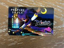 Nights Into Dreams Sega Saturn 1996 Authentic Phone Call Game Hint Card Rare