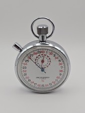 Vintage Chesterfield Swiss Mechanical Stopwatch 7 Jewel 1/10 Sport Timer