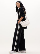 NWT Women's Athleta MVP Sidestripe Pant Size Small 139 Black/Bone