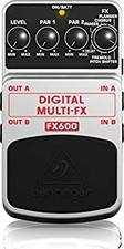 Used Very Good Behringer Digital Stereo Multi-Effector Fx600 Multi-Fx Bme6Fzu