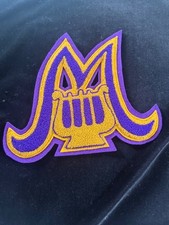 De colección.   Parche de chaqueta de música universitaria Letterman - 6,5" de alto, 8." ancho PRÍSTINO!