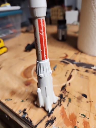 Space 3000 Rocket From Majorette Super Movers Transport Truck 600 Series #610 - Picture 2 of 3