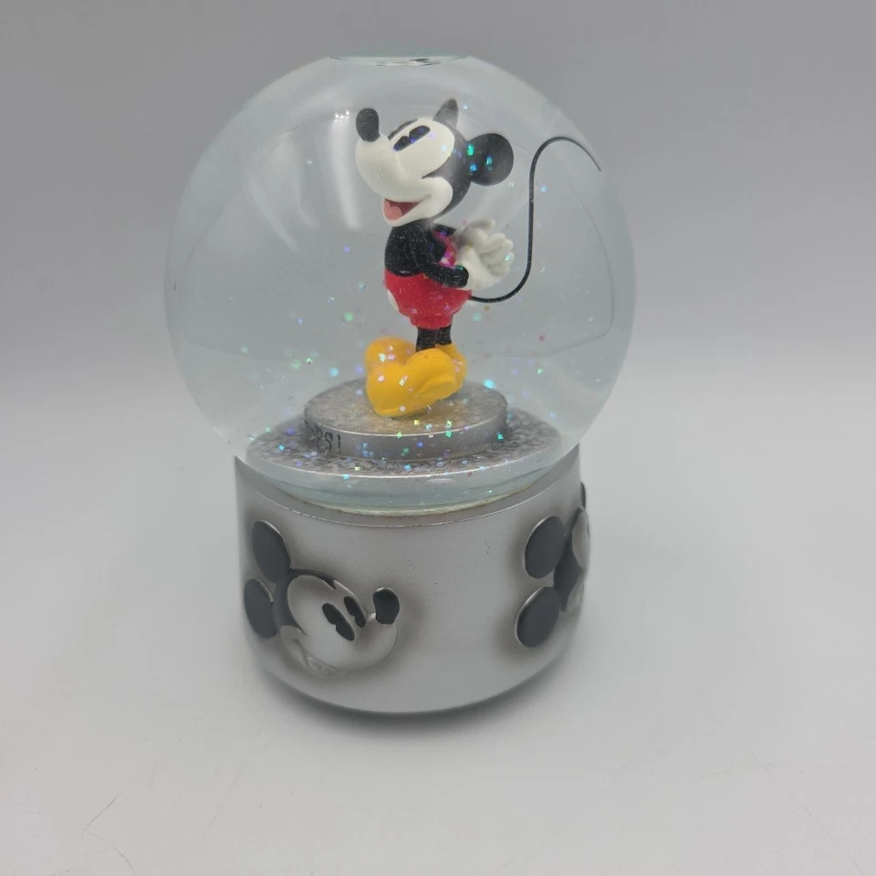 Globo de nieve Mickey Mouse Your The Tops obras musicales Mickey Mouse March Enesco Foto 3 de 4
