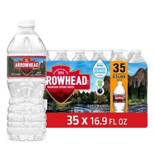 Arrowhead Mountain Spring Water Bottles, 35 P...