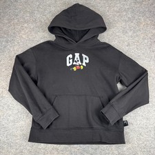 GAP x Disney Hoodie Pullover Mickey Mouse Black Boys XXL 2XL