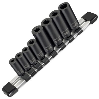 CARBYNE 8-Piece Tap Socket Set