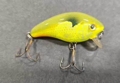 Mann's Vintage Baby 1-Minus Lure Single Stamp: Lemon Chart Hologram*Damage Paint