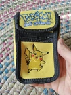 Vintage Pokemon Pikachu Nintendo Gameboy Color Carrying Case Holder Yellow