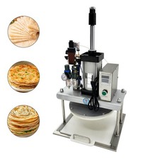 Pneumatic Dough Press Machine Commercial Pizza Paratha Bases Dough Maker 110V