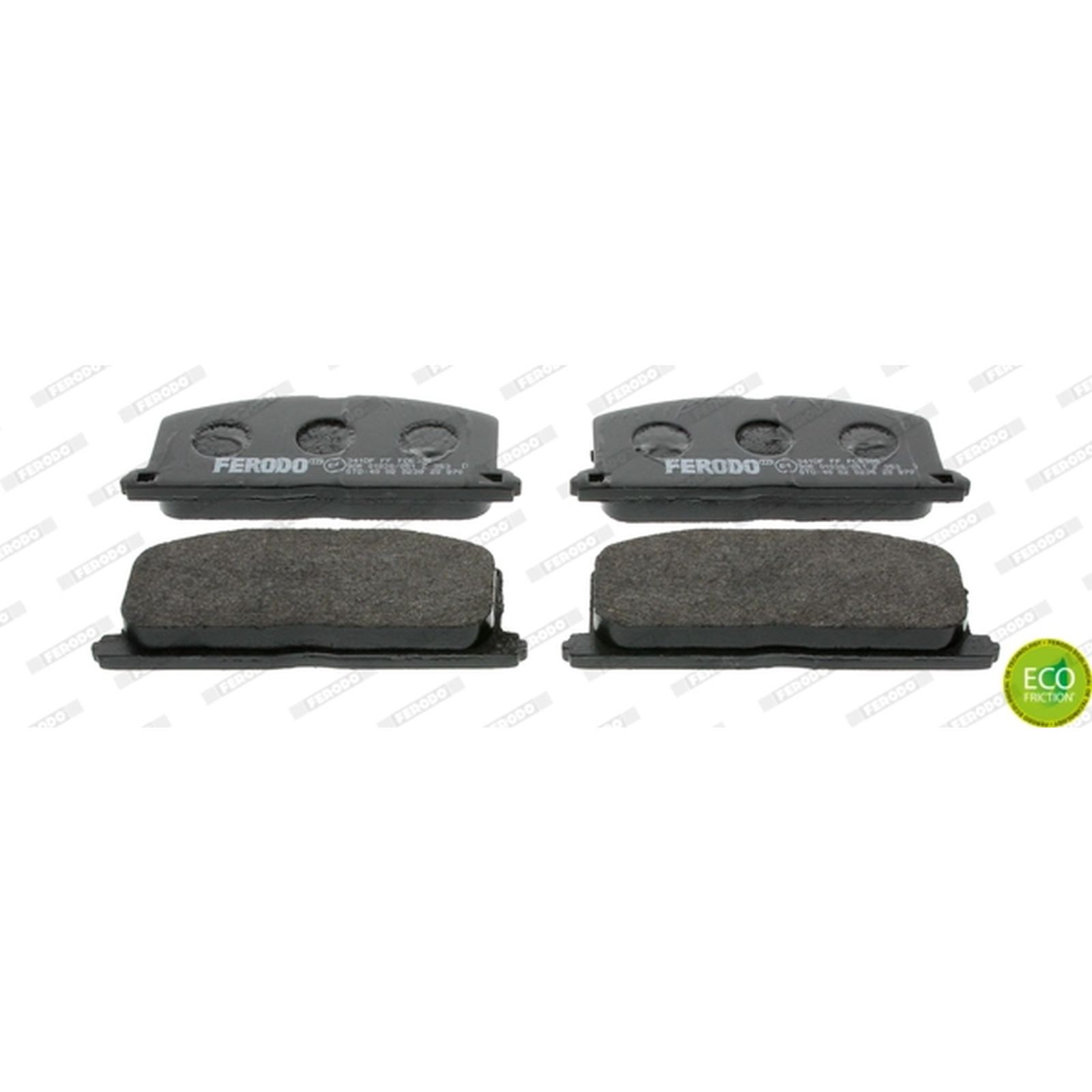 1x ORIGINAL® Ferodo Bremsbelagsatz, Scheibenbremse Vorne für Toyota STARLET