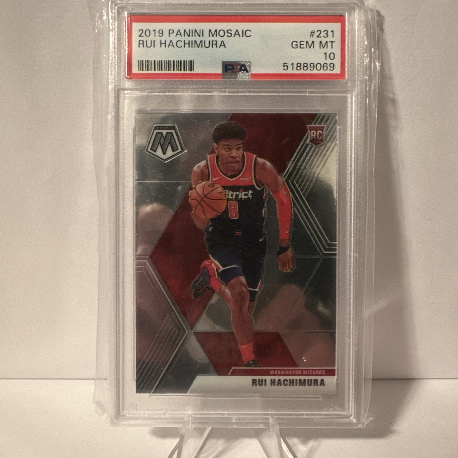 2019-20 Panini Mosaic - Rookies Silver Prizm #231 Rui Hachimura (RC)