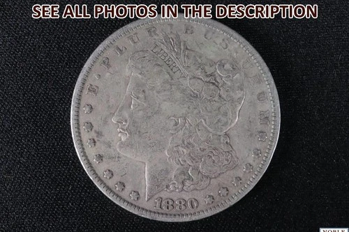 NobleSpirit 1880 Morgan SILVER Dollar VF Very Fine