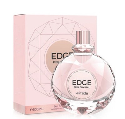 Mirada Edge Pink Crystal Eau de Parfum Spray 100ml / 3.4 fl oz Women's Fragrance