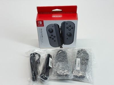 Opened Box* Nintendo Switch GRAY Joy-Con (L/R) Wireless Controllers *Never Used*