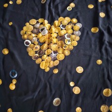 Moschino heavy silk scarf square