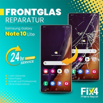 Samsung Note 10 Lite Display Glas Reparatur | Frontglas Austausch   Günstig