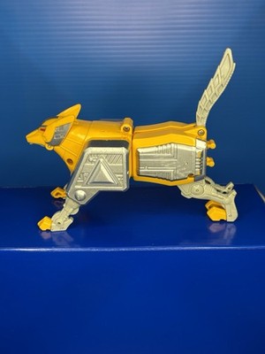 1998 Power Rangers Lost Galaxy Deluxe Megazord Yellow Wolf Only Zord Bandai VTG