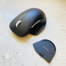 Microsoft 1955 Ergonomic Wireless Bluetooth Mouse 4.0 Connectivity Matte Black