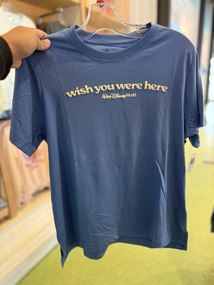 Disney parks 2025 WDW Wish You We're Here Stamp T Shirt Adult Size