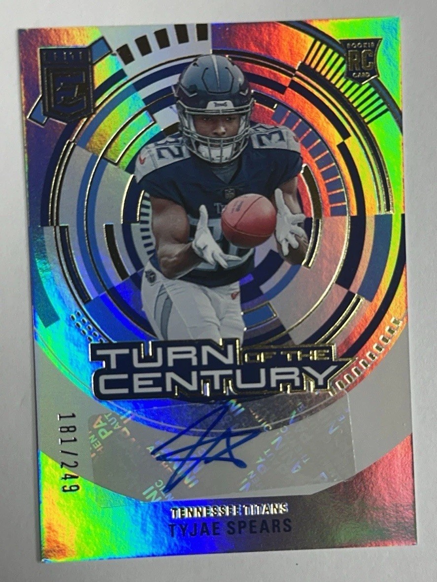 2023 Donruss Elite Turn of The Century Tyjae Spears Rookie Auto 181/249
