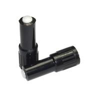 VentilverläNgerung FüR Autoventil, Schwarz (2Er Pack)