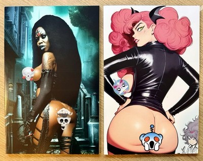 Monster Girl AI vol 2.0 Kickstarter. Lot Of 2. Virgin, Rare. Hard To Find! NM/M