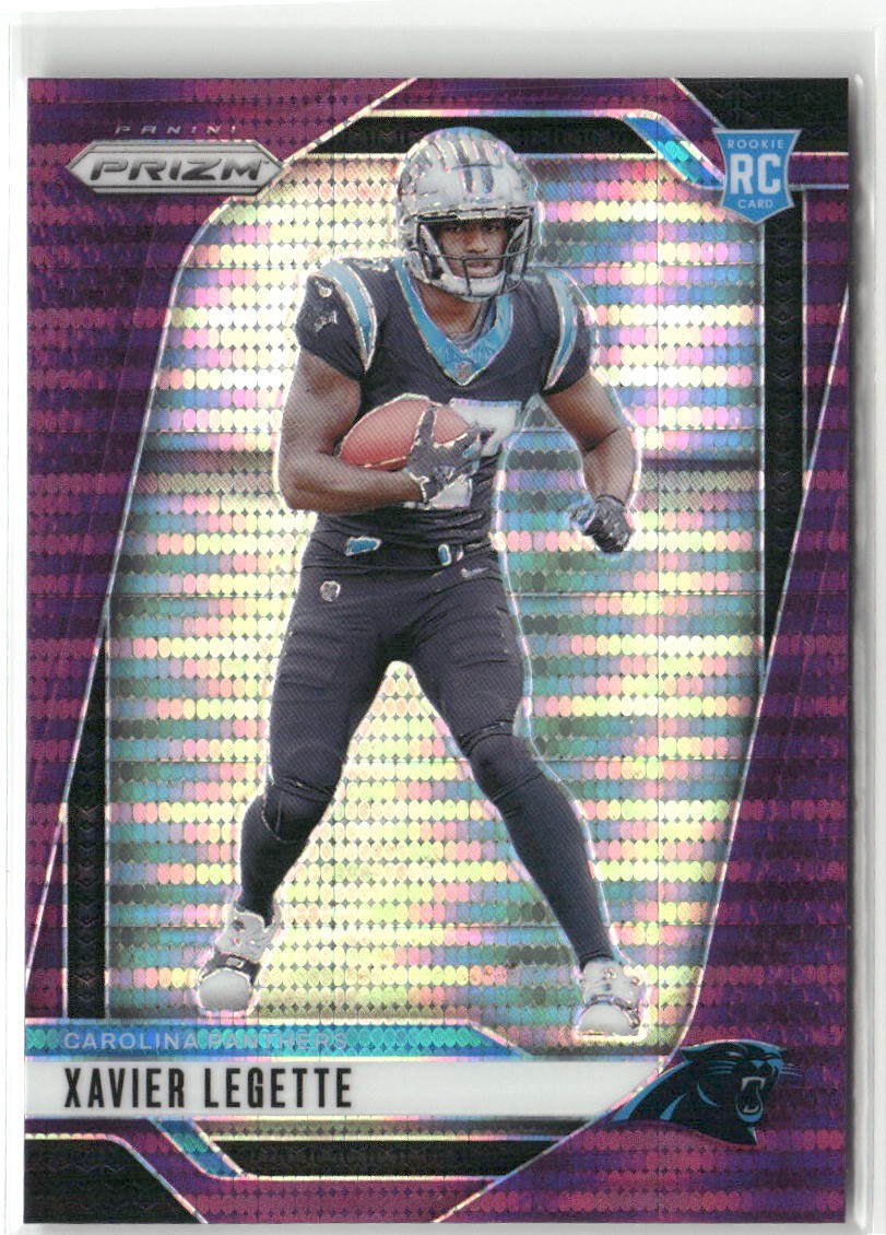 2024 Panini Prizm #398 Xavier Legette Purple Pulsar