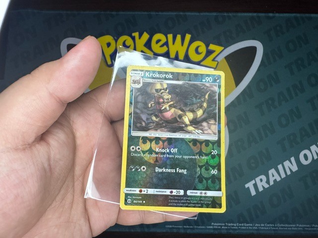 Krokorok - 84/149 - Sun & Moon Base - Reverse Holo - Pokemon TCG