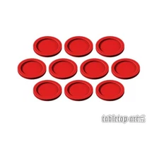 Tabletop Art Miniatures & Games 25mm Skill and Squad Marker - Red New